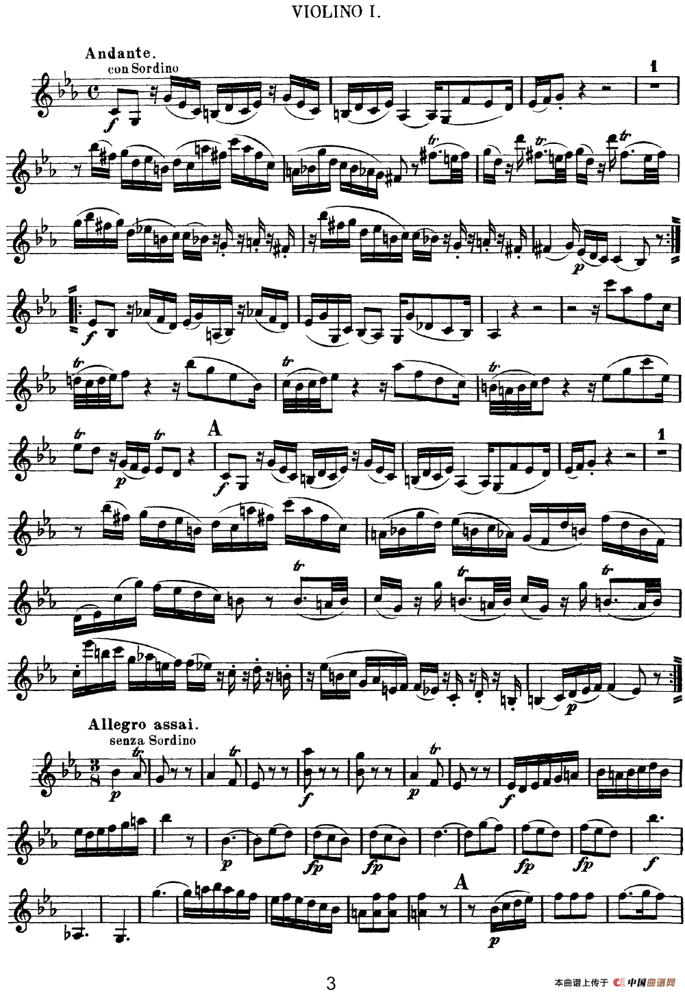 Mozart《Quartet No.11 in Eb Major,K.171》（Violin 1分谱）(1)：Mozart《Quartet No.11 in Eb Major,K.171》(Violin 1分谱)_02.png