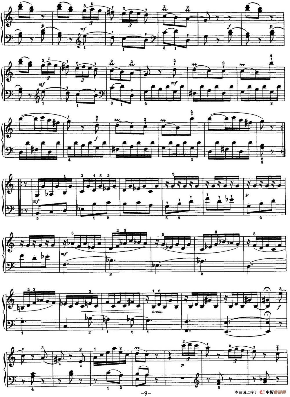 海顿 钢琴奏鸣曲 Hob XVI 21 in C major(1)：海顿 钢琴奏鸣曲 Hob XVI 21 in C major_页面_09.jpg