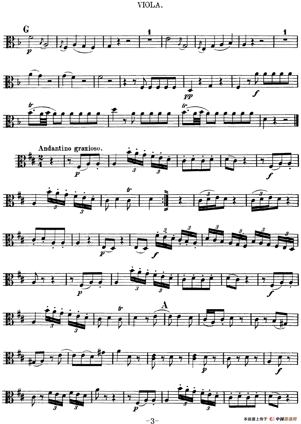 Mozart《Quartet No.13 in D Minor,K.173》（Viola分谱）(1)：Mozart《Quartet No.13 in D Minor,K.173》(Viola分谱)_02.png