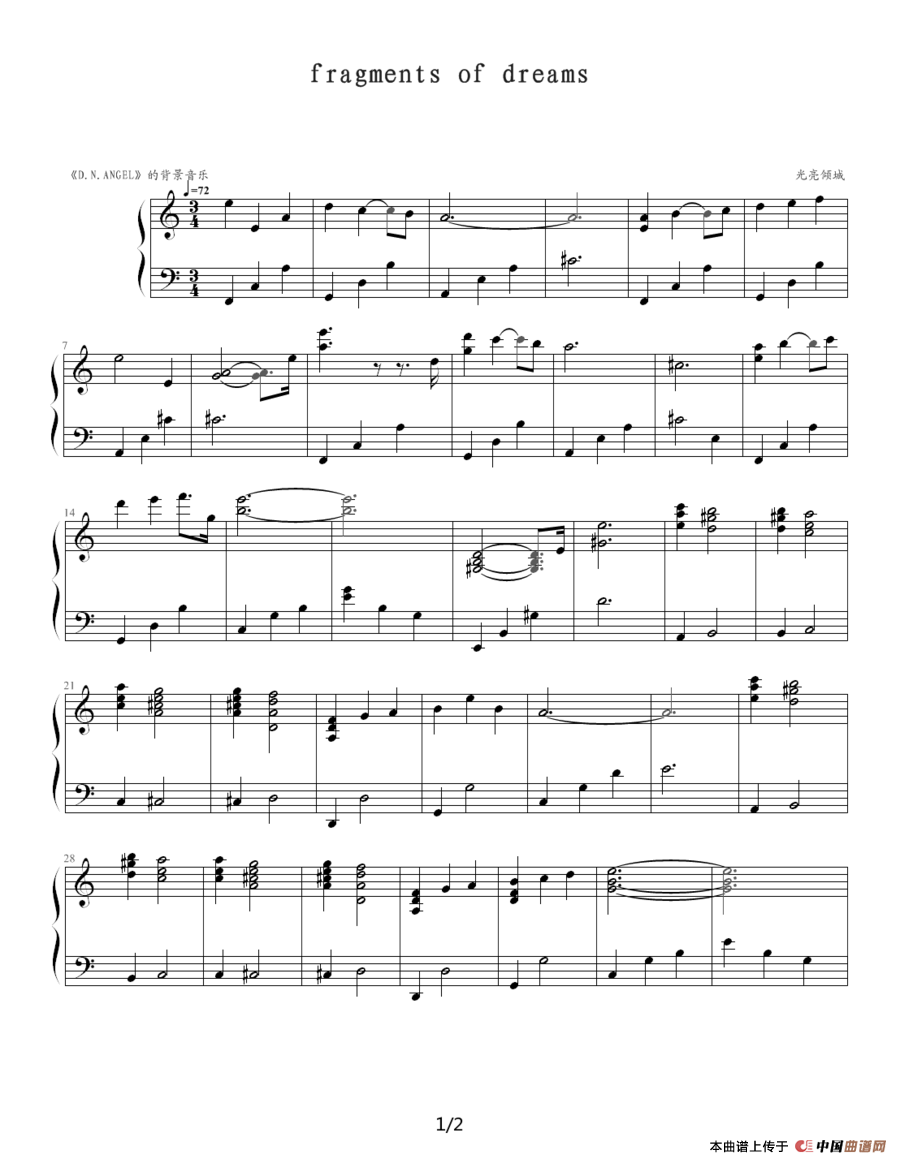 fragments of dreams（《D·N·ANGEL》背景音乐）(1)：fragments of dreams1.png