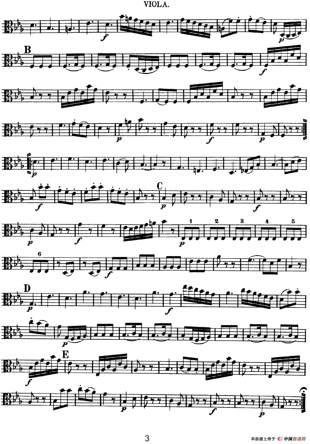 Mozart《Quartet No.11 in Eb Major,K.171》（Viola分谱）(1)：Mozart《Quartet No.11 in Eb Major,K.171》(Viola分谱)_02.png