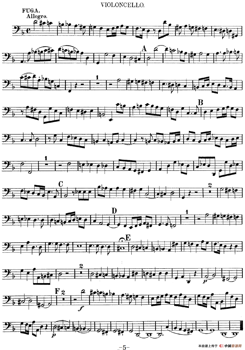 Mozart《Quartet No.13 in D Minor,K.173》（Cello分谱）(1)：Mozart《Quartet No.13 in D Minor,K.173》(Cello分谱)_04.png