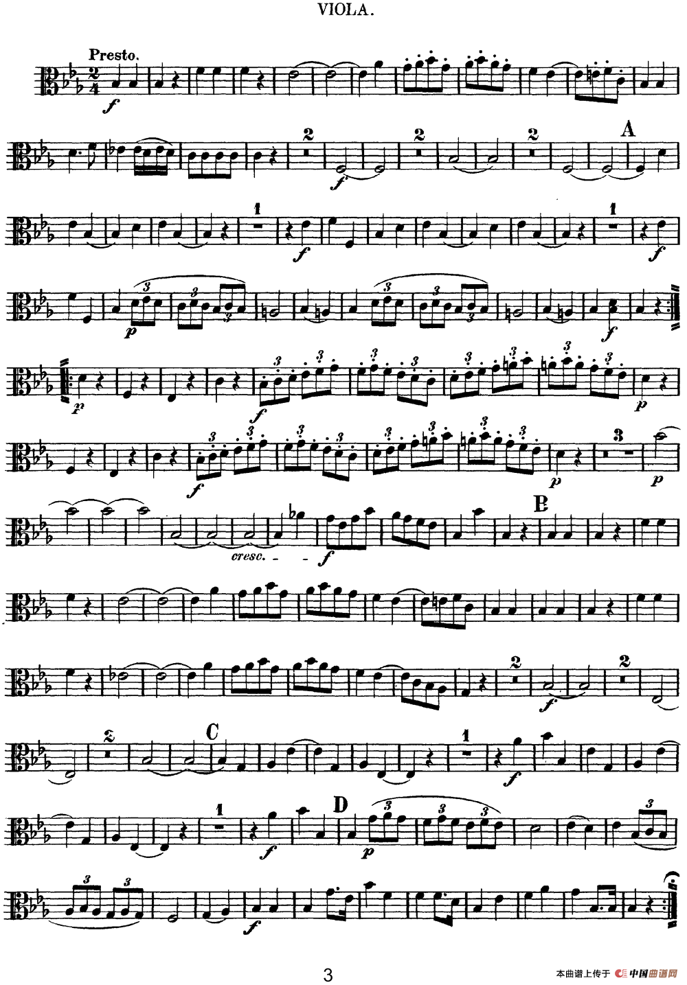 Mozart《Quartet No.7 in Eb Major,K.160》（Viola分谱）(1)：Mozart《Quartet No.7 in Eb Major,K.160》(Viola分谱)_02.png
