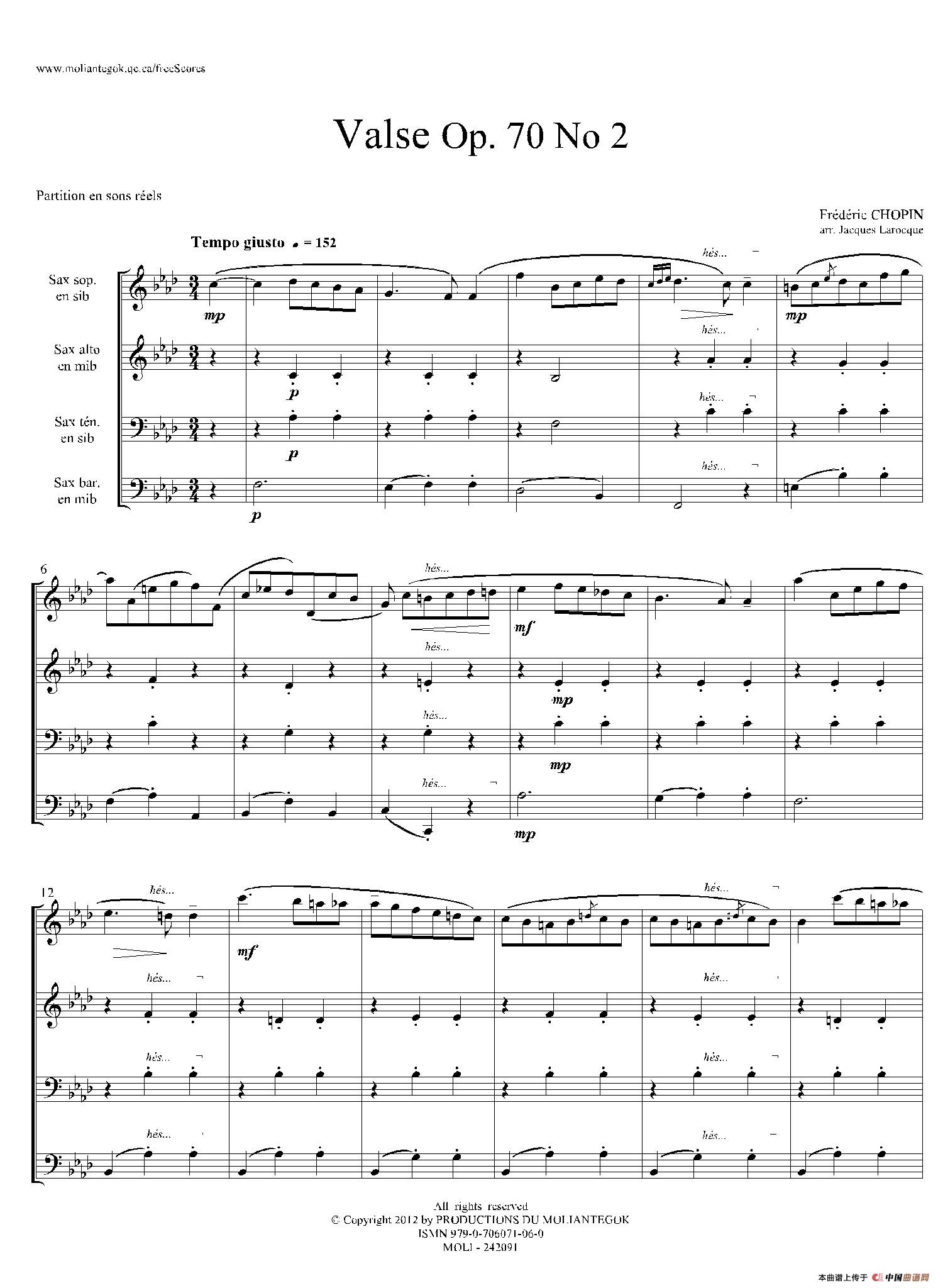 f小调圆舞曲 Op.70 No.2（四重奏总谱）(1)：001 (1).jpg