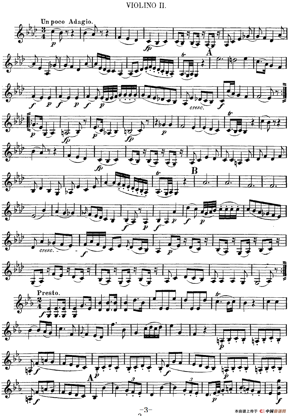 Mozart《Quartet No.7 in Eb Major,K.160》（Violin 2分谱）(1)：Mozart《Quartet No.7 in Eb Major,K.160》(Violin 2分谱)_02.png