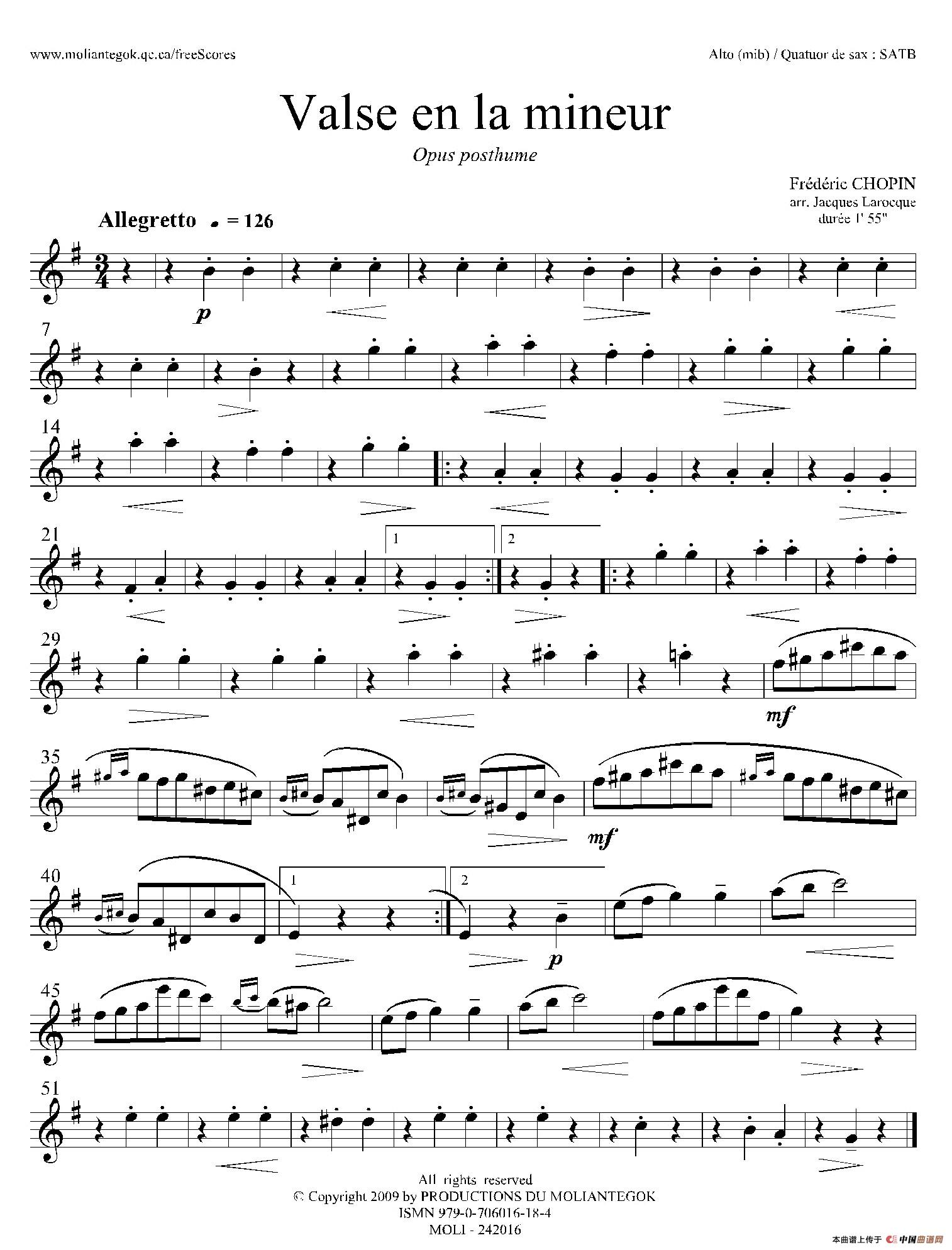 a小调圆舞曲 B.150（四重奏中音萨克斯分谱）(1)：001 (4).jpg