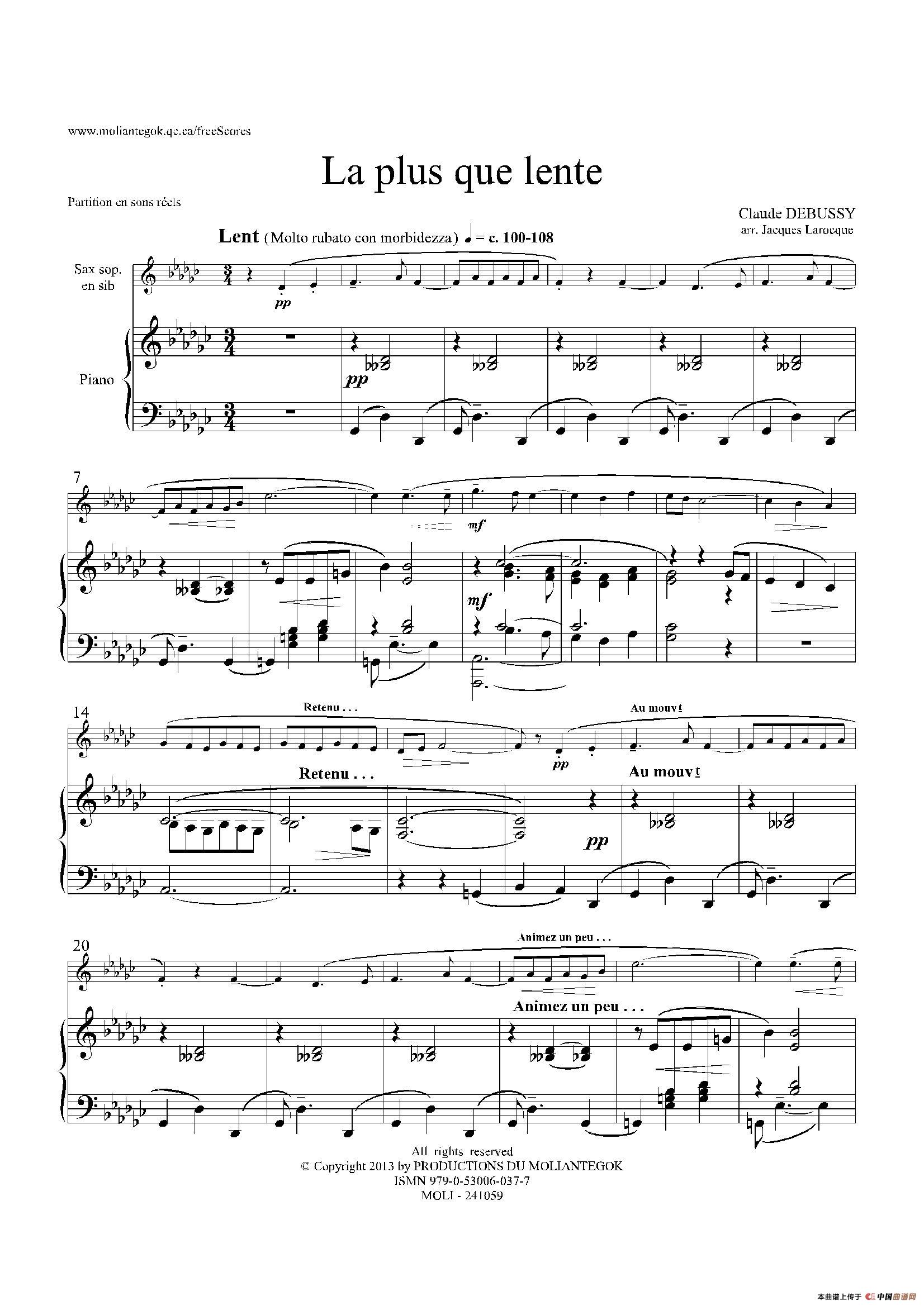 La pius que lente（缓慢地圆舞曲）（高音萨克斯+钢琴伴奏）(1)：001.jpg