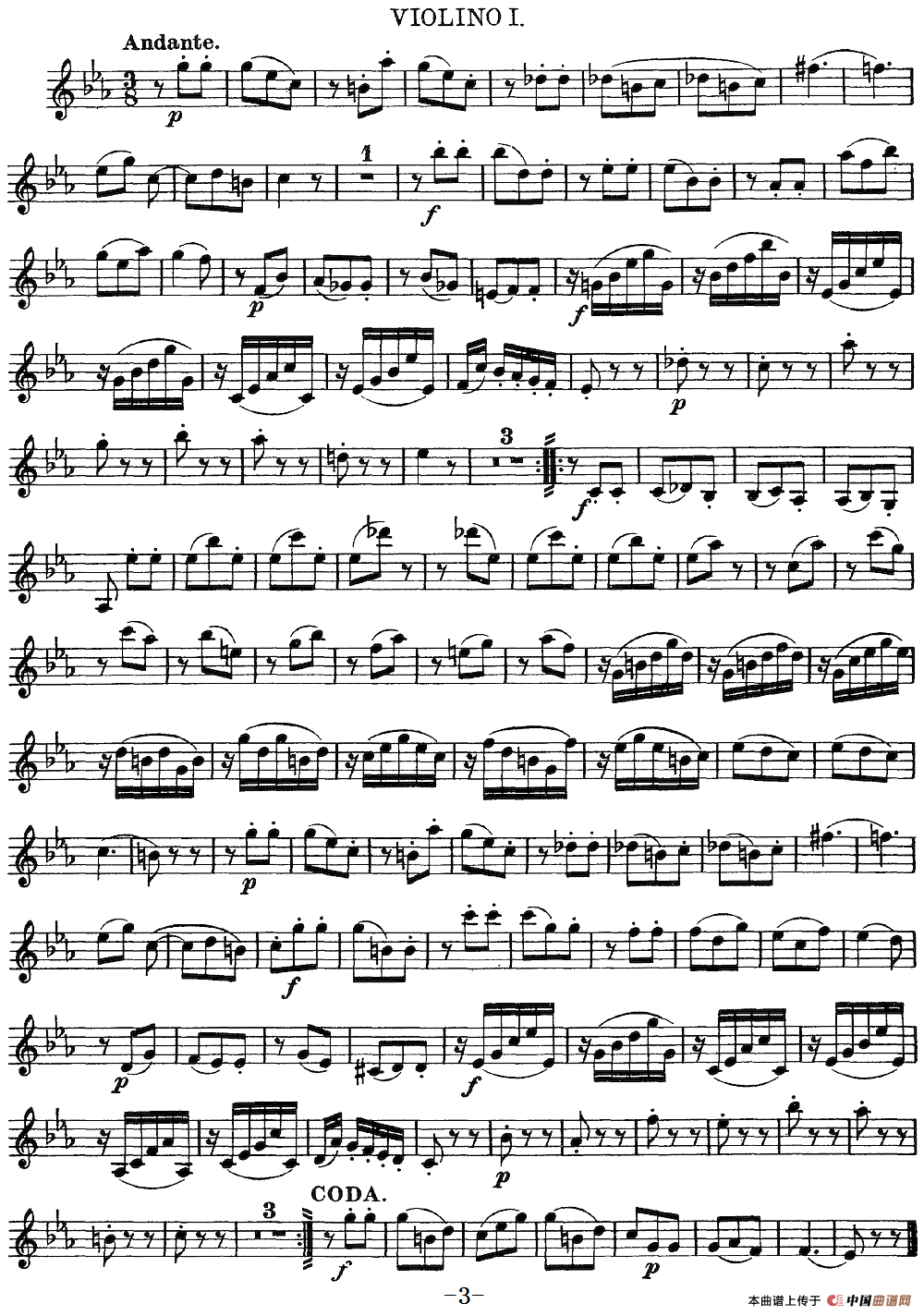 Mozart《Quartet No.4 in C Major,K.157》（Violin 1分谱）(1)：Mozart《Quartet No.4 in C Major,K.157》（Violin 1分谱）_02.png