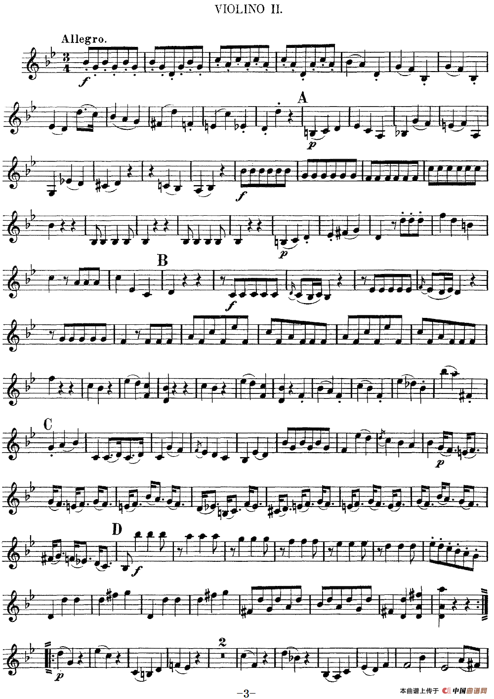 Mozart《Quartet No.6 in Bb Major,K.159》（Violin 2分谱）(1)：Mozart《Quartet No.6 in Bb Major,K.159》（Violin 2分谱）_02.png