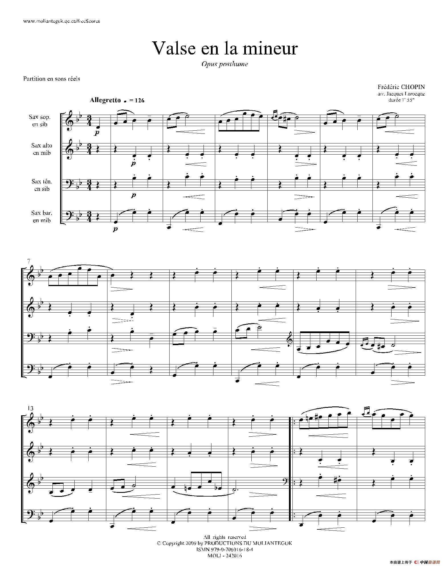 a小调圆舞曲 B.150（四重奏总谱）(1)：001.jpg