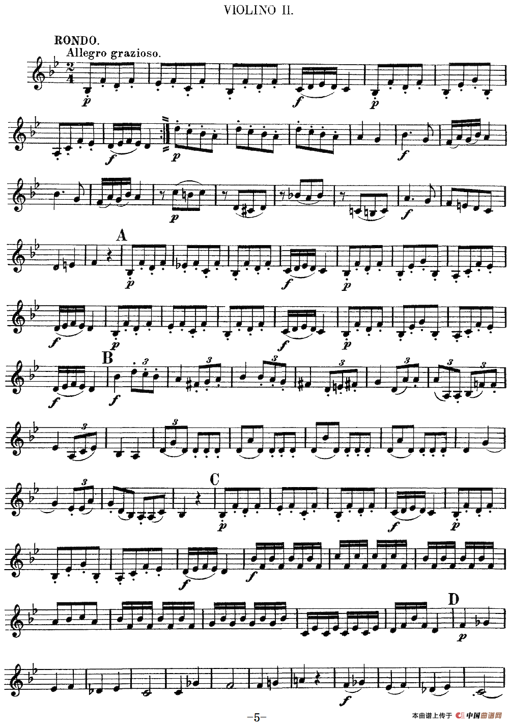Mozart《Quartet No.6 in Bb Major,K.159》（Violin 2分谱）(1)：Mozart《Quartet No.6 in Bb Major,K.159》（Violin 2分谱）_04.png