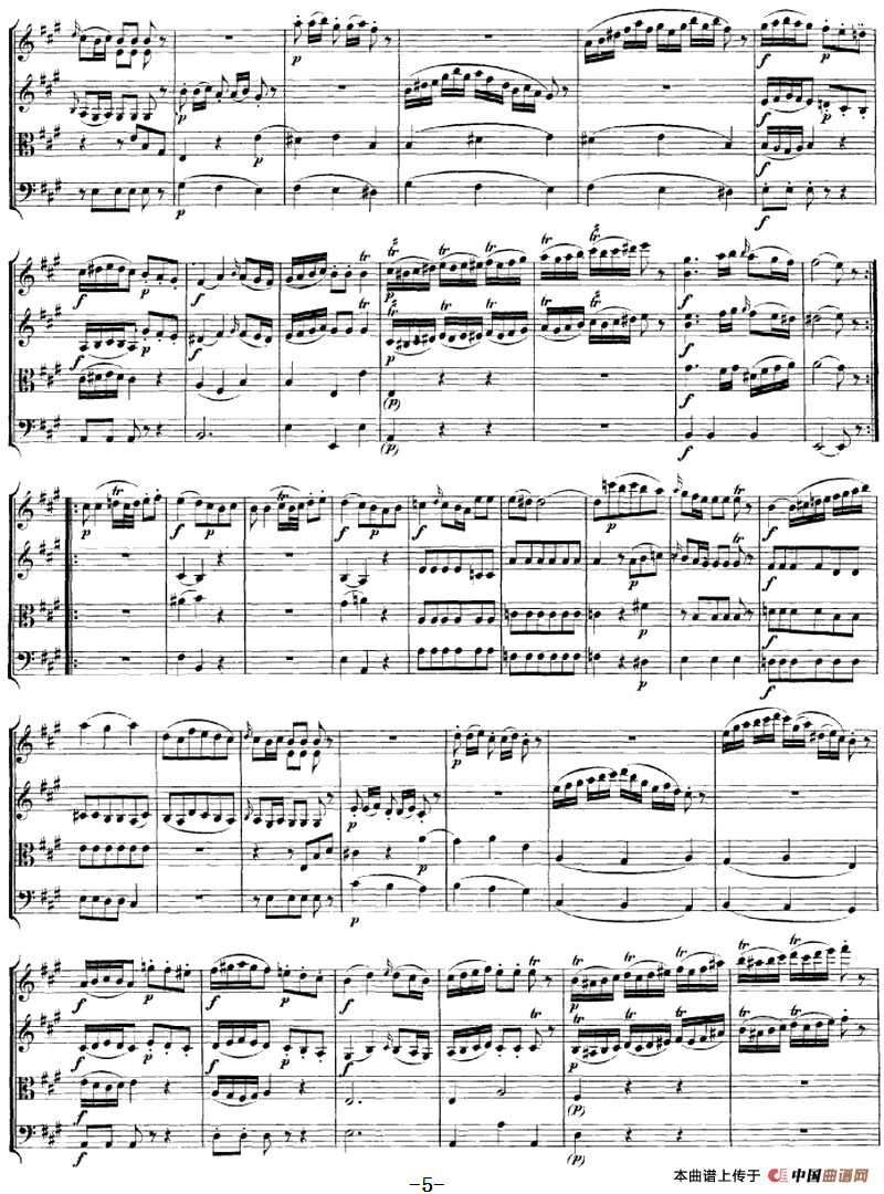 Mozart《Quartet No.2 in D Major,K.155》（总谱）(1)：Mozart《Quartet No.2 in D Major,K.155》(总谱)-器乐提琴_05.png