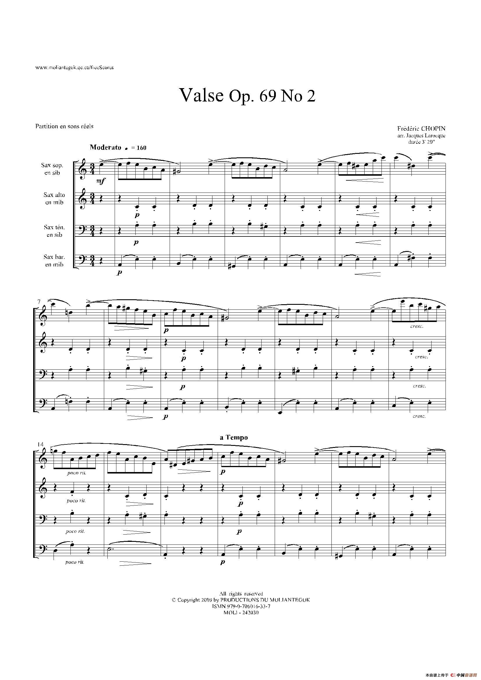 b小调圆舞曲 Op.69 No.2 （四重奏总谱）(1)：001.jpg