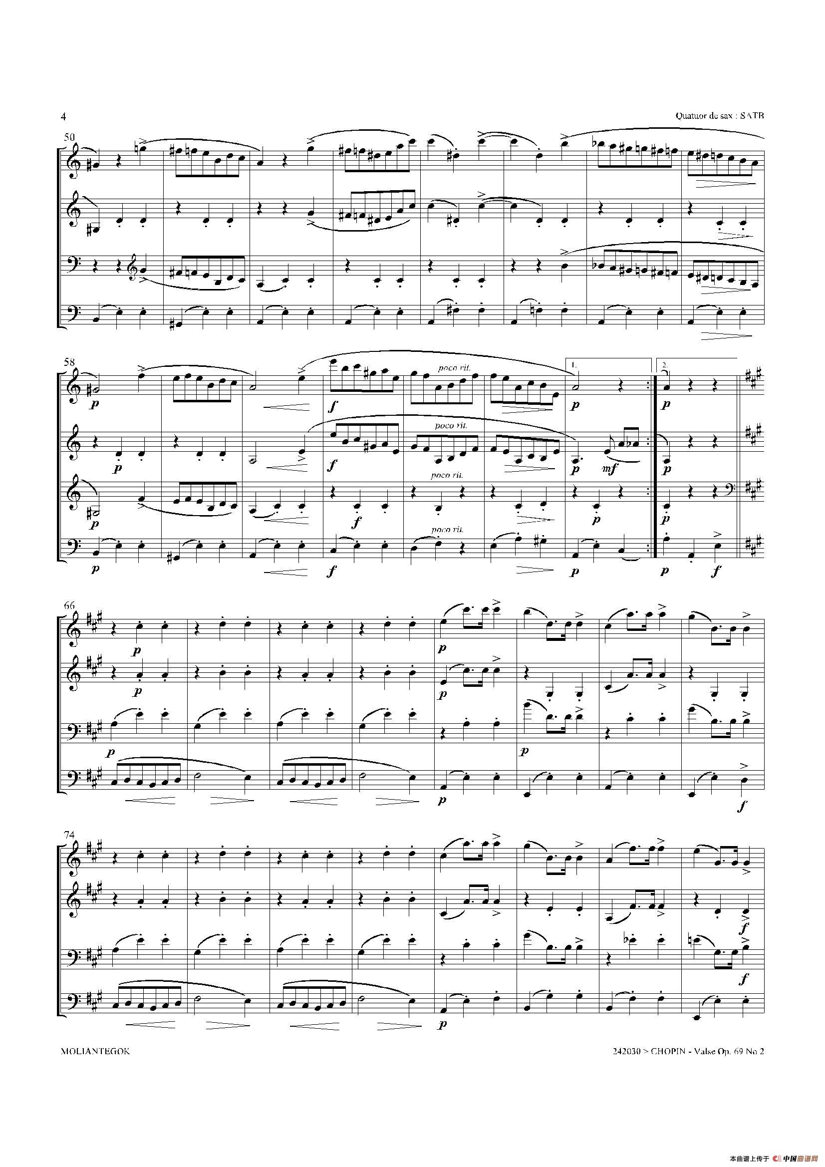 b小调圆舞曲 Op.69 No.2 （四重奏总谱）(1)：003.jpg