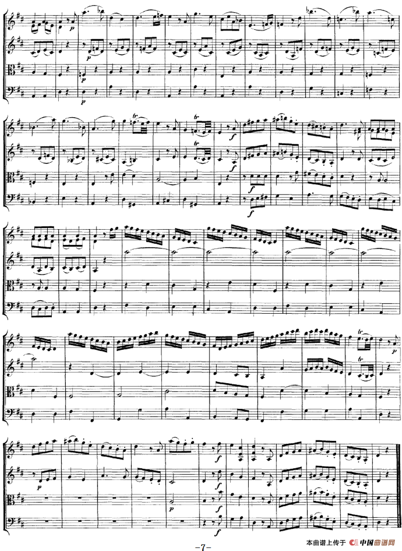 Mozart《Quartet No.2 in D Major,K.155》（总谱）(1)：Mozart《Quartet No.2 in D Major,K.155》(总谱)-器乐提琴_07.png