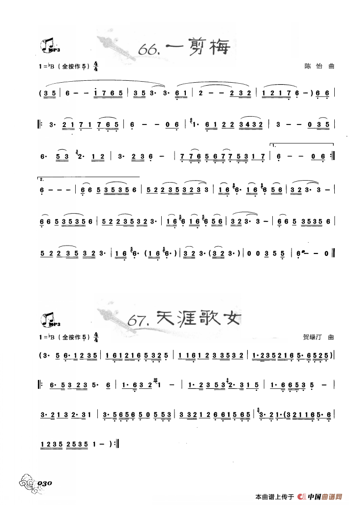 葫芦丝曲精选：一剪梅 天涯歌女：ss2jpg (14).png