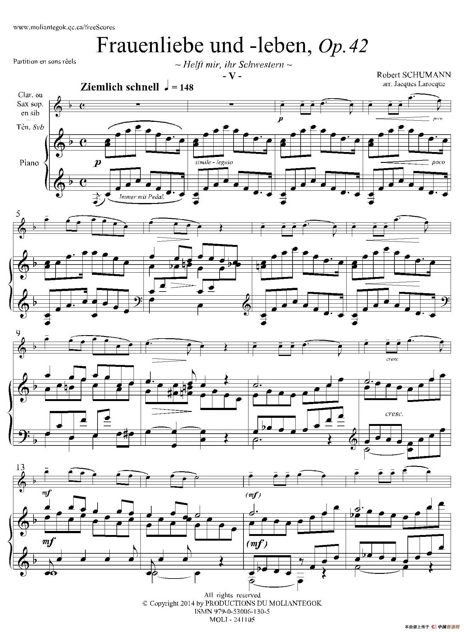 妇女的爱情与生活 Op42·Ⅴ（高音萨克斯+钢琴伴奏）(1)：014.jpg