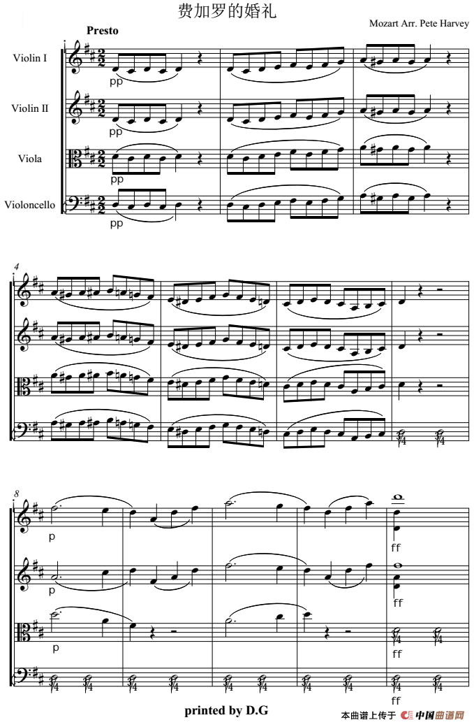 费加罗的婚礼（弦乐四重奏）(1)：费加罗的婚礼（弦乐四重奏）莫扎特曲-器乐提琴_01.png