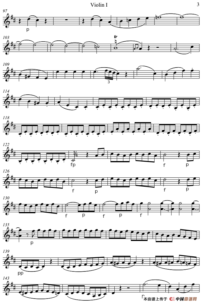 Overture from the Marriage of Figaro 费加罗的婚礼（Violin Ⅰ分谱）(1)：Overture from the Marriage of Figaro 费加罗的婚礼（Violin Ⅰ分谱）莫扎特曲-器乐提琴3.png