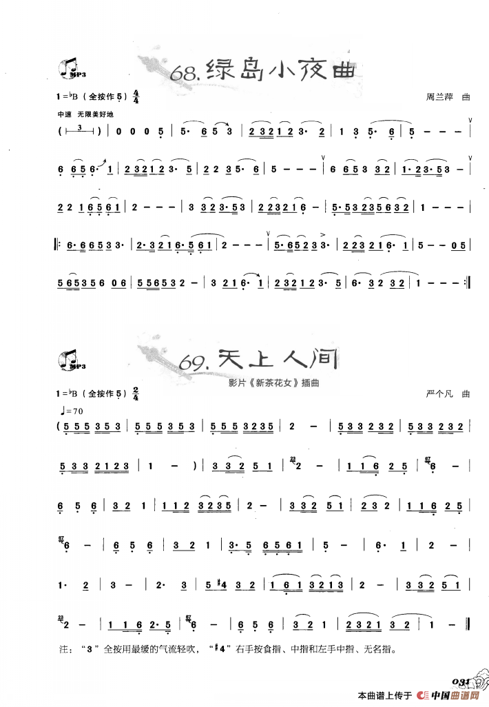 葫芦丝曲精选：绿岛小夜曲 天上人间：ss2jpg (16).png